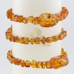 Amber bracelet Small bracelet 18 cm irregular